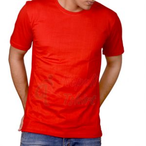 Red Plain T-shirt in Nepal