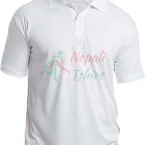 White Polo T-shirts in Nepal. White Polo T-shirts for Men and ladies. Girls, Boy, Kids T-shirts. T-shirt Nepal. Cotton Polo T-shirts.