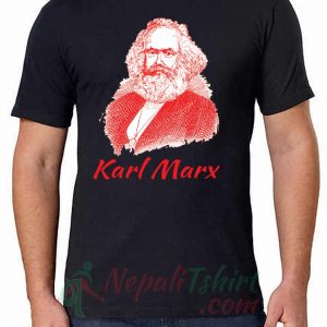 Karl Marx Photo Printed T-shirt in Nepal